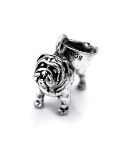 Anhänger aus 800er Silber mit Britischer Bulldogge