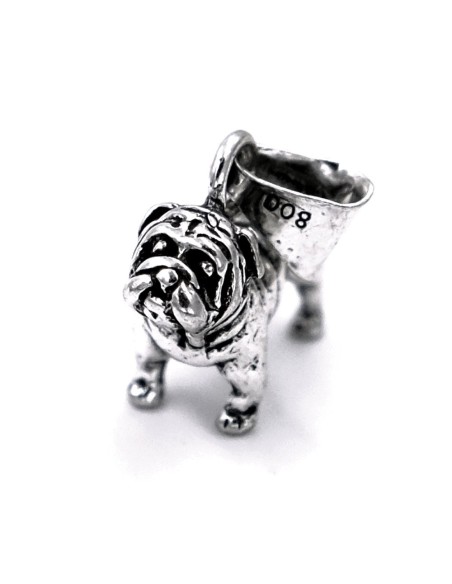 Ciondolo in Argento 800 British Bulldog  