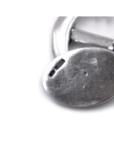 Solid Silver Anchor of Strength Pendant Keyring