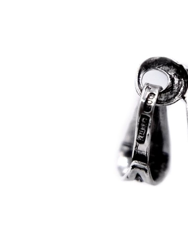 Solid Silver Football Uniform Pendant 