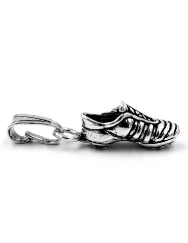 Silberner Fußballschuh-Anhänger