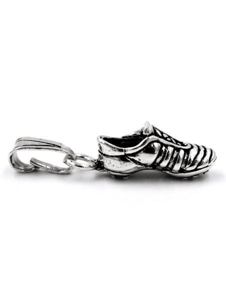 Silberner Fußballschuh-Anhänger