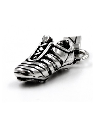 Silberner Fußballschuh-Anhänger