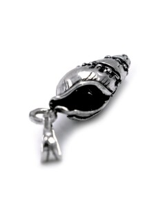 Solid Silver Sea Urchin Pendant  2
