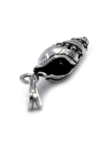 Solid Silver Sea Urchin Pendant 