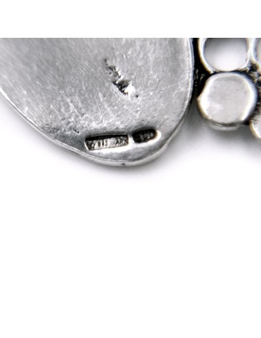 Solid Silver Grapes of Prosperity Pendant Keyring