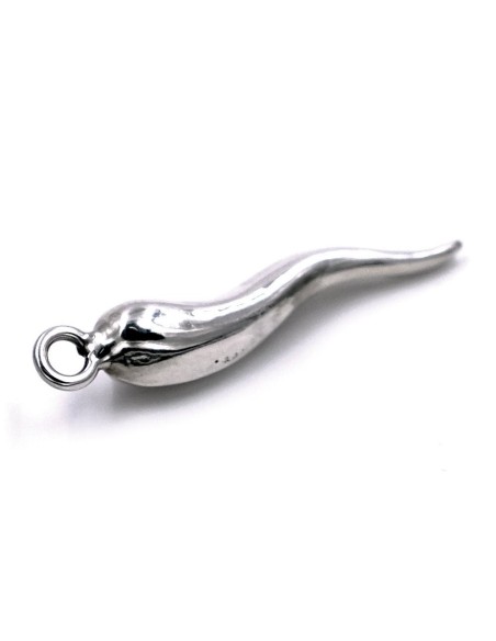 Ciondolo Corno Scaramantico in Argento 800