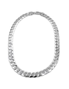 925 Sterling Silver Massive Curb Necklace 