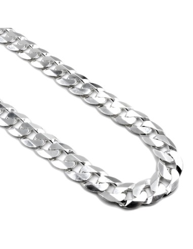 925 Sterling Silver Massive Curb Necklace 
