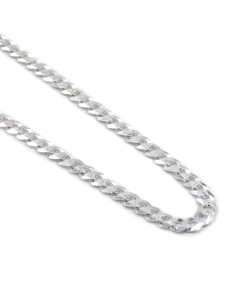 925 Sterling Silver Curb Necklace 