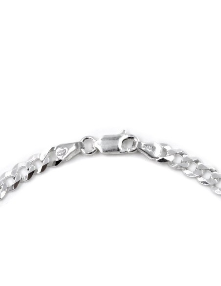 925 Sterling Silver Curb Necklace 