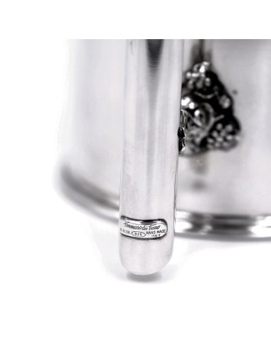 Karaffe aus 925er Silber mit Polierter...