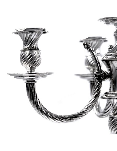 Elena 800 Sterling Silver Five Armed Torchon...