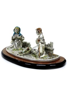Holy Family Silver Plated Resin Sculpture 2