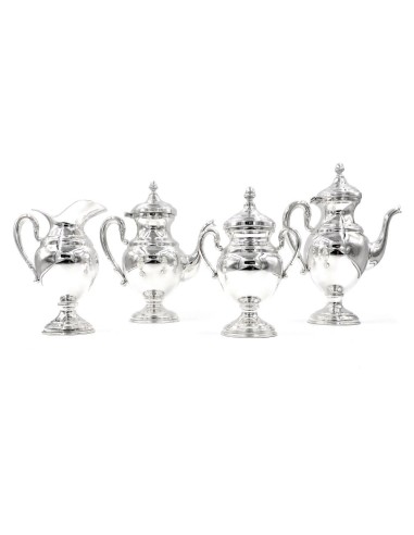 English Style Solid Silver Tea and Coffee Set