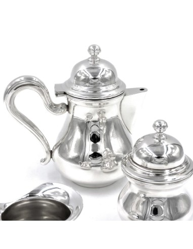 Servizio da Caffè in Argento 800 Stile Inglese...