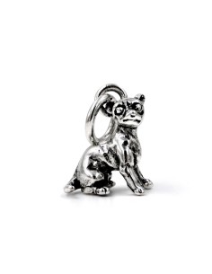 Solid Silver Chihuahua Pendant  2
