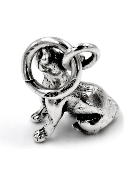 Ciondolo Cane Chihuahua in Argento 800