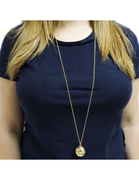 Collana Chiama Angeli in Argento Dorato 