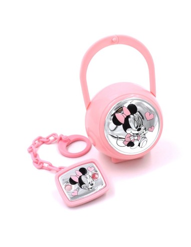 Set Box e Spilla Porta Ciuccio Disney Baby Minnie Mouse