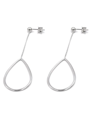 Philip Jones Orecchini A Goccia In Argento Sterling 925 - Regalo In Sacchetto Lusso