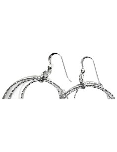 Orecchini Pendenti In Argento Sterling 925 Con Simbolo Ohm - Gioiello Artigianale Dalla Thailandia - 2