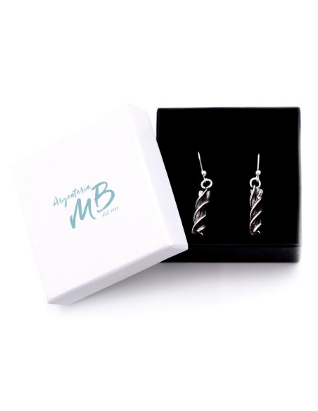 Orecchini Fusilli in Argento 
