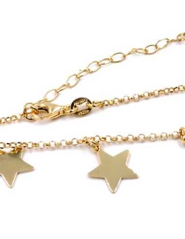 Collana con Stelle Pendenti in Argento 925...