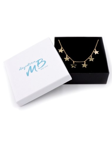 Golden Plated Sterling Silver Necklace with...