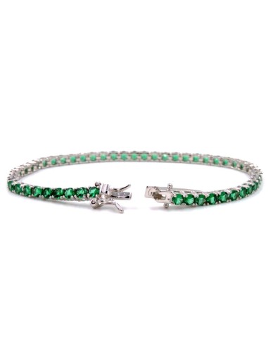 Bracciale Tennis Uomo Donna in Argento 925...