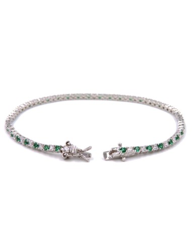 Bracciale Tennis Uomo Donna in Argento 925...