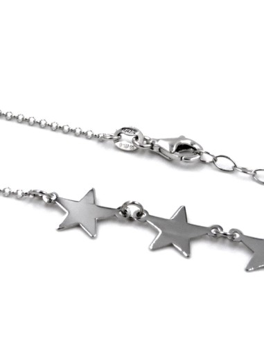 Bracciale Catena Donna in Argento 925 Rodiato...