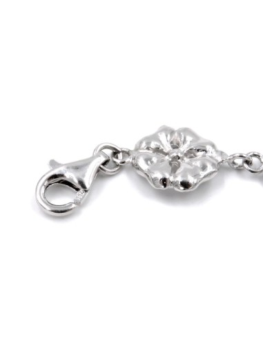 925 Sterling Silver Bracelet With Shamrocks