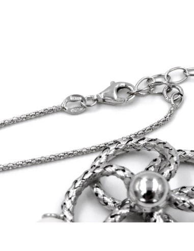 Bracciale Catena Donna in Argento 925 Rodiato...