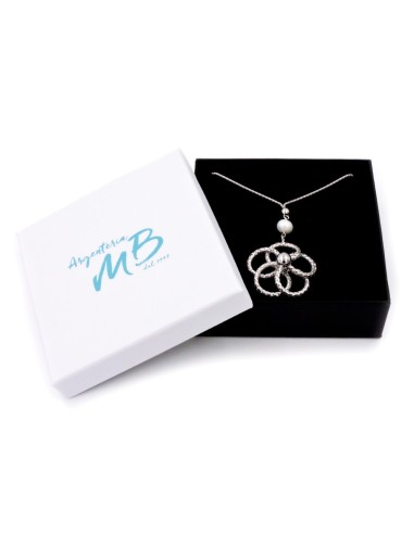 Bracciale Catena Donna in Argento 925 Rodiato...