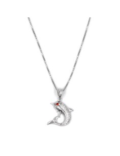 Collana con Ciondolo Delfino in Argento 925