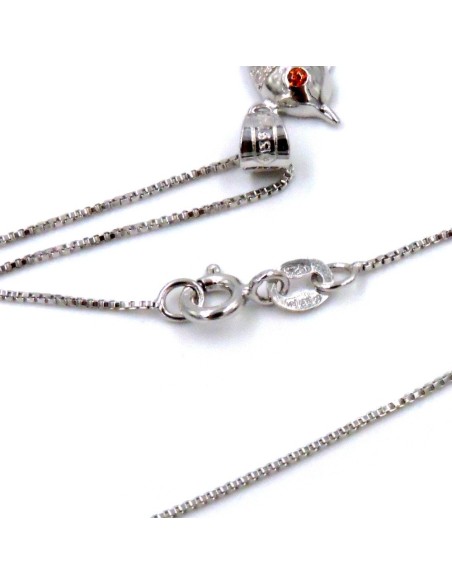 Collana con Ciondolo Delfino in Argento 925