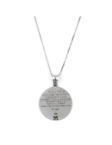 Bracciale Catena Donna in Argento 925 Rodiato con Ciondolo Doppio Cuore