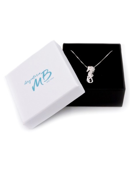 Bracciale Catena Donna in Argento 925 Rodiato con Ciondolo Doppio Cuore