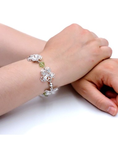 Damenarmband aus 925er Silber mit...