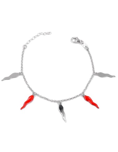 925 Sterling Silver Enamelled and Glossy Lucky...