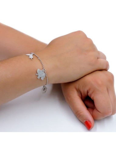 925 Sterling Silver Animals Bracelet 