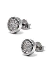 925 Sterling Silver Love Stud Earrings 