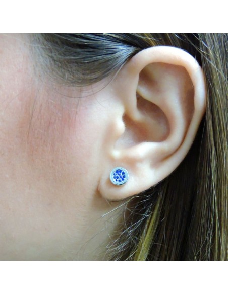 925 Sterling Silver Love Stud Earrings 