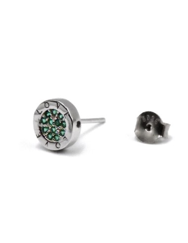 Orecchini Fiore in Argento 925 Con Zirconi...