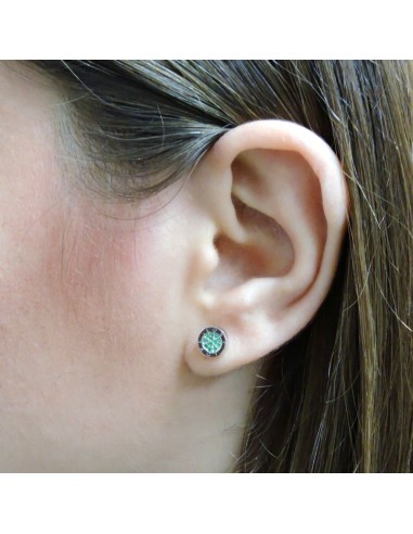 Orecchini Bottoncini Love in Argento 925 con...