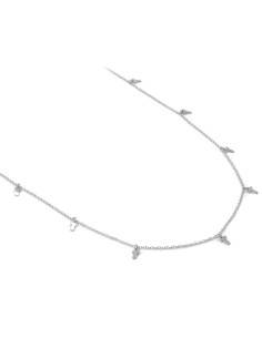 Collana in Argento 925 cm 90 con ciondoli croci 2