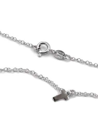 Bracciale Catena Donna in Argento 925 Rodiato...
