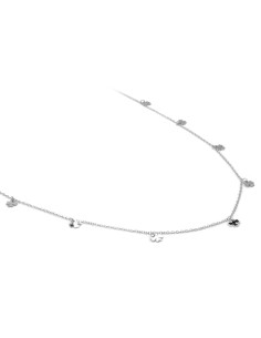 Bracciale Catena Donna in Argento 925 Rodiato con... 2