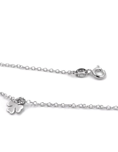 Bracciale Catena Donna in Argento 925 Rodiato...
